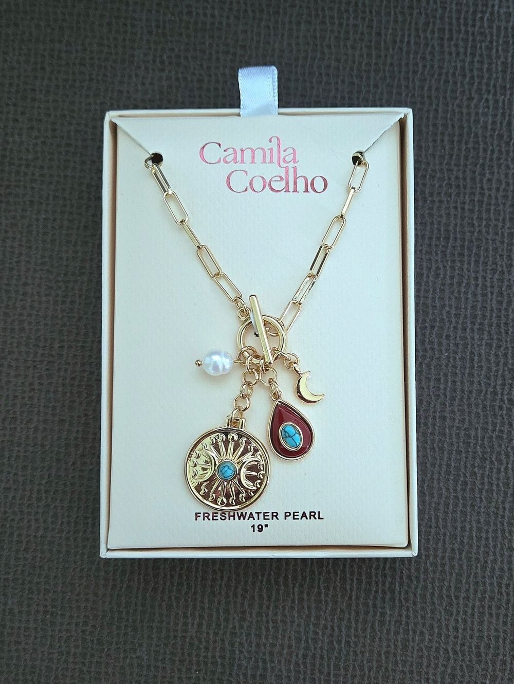 Camila Coelho Quadruple4️⃣ Charm Necklace - NIB